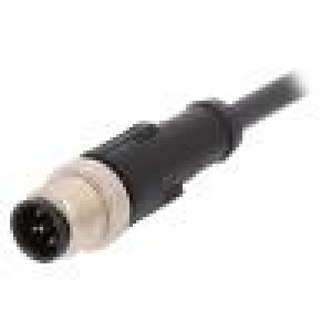 Kabel: pro snímače/automatizaci M12 PIN: 5 přímý 2m zástrčka