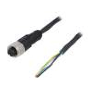 Kabel: pro snímače/automatizaci M12 PIN: 5 přímý 2m zástrčka