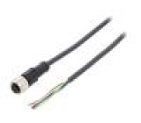 Kabel: pro snímače/automatizaci M12 PIN: 5 přímý 5m zástrčka