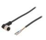 Připojovací kabel M12 PIN: 5 úhlový 2m zástrčka 60VAC 4A