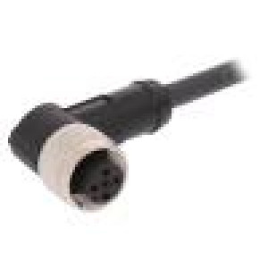 Kabel: pro snímače/automatizaci M12 PIN: 5 úhlový 10m zástrčka