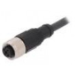 Kabel: pro snímače/automatizaci M12 PIN: 4 přímý 2m zástrčka