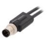 Kabel: pro snímače/automatizaci M12 PIN: 4 2m zástrčka 250VAC
