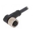 Kabel: pro snímače/automatizaci M12 PIN: 8 úhlový 5m zástrčka