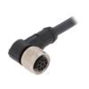 Kabel: pro snímače/automatizaci M12 PIN: 8 úhlový 5m zástrčka