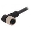 Kabel: pro snímače/automatizaci M12 PIN: 8 úhlový 10m zástrčka