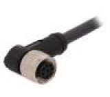 Kabel: pro snímače/automatizaci M12 PIN: 8 úhlový 10m zástrčka