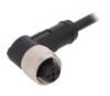 Kabel: pro snímače/automatizaci M12 PIN: 4 úhlový 5m zástrčka