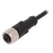 Kabel: pro snímače/automatizaci M12 PIN: 4 přímý 10m zástrčka