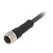 Kabel: pro snímače/automatizaci M12 PIN: 8 přímý 2m zástrčka