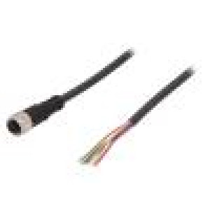 Kabel: pro snímače/automatizaci M12 PIN: 8 přímý 10m zástrčka