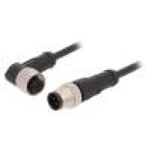 Kabel: pro snímače/automatizaci M12 PIN: 4 2m zástrčka 250VAC