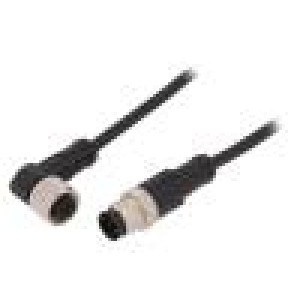Kabel: pro snímače/automatizaci M12 PIN: 4 10m zástrčka 250VAC