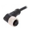 Kabel: pro snímače/automatizaci M12 PIN: 4 úhlový 2m zástrčka