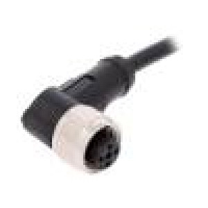 Kabel: pro snímače/automatizaci M12 PIN: 4 úhlový 2m zástrčka