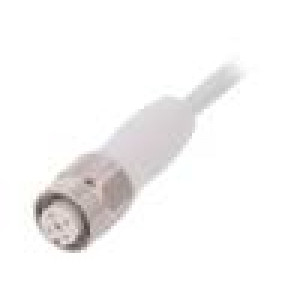 Kabel: pro snímače/automatizaci M12 PIN: 4 přímý 5m zástrčka