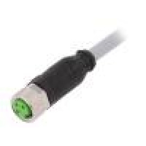 Kabel: pro snímače/automatizaci M8 PIN: 3 přímý 5m zástrčka