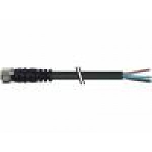 Kabel: pro snímače/automatizaci M8 PIN: 3 přímý 3m zástrčka