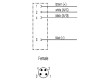 Kabel: pro snímače/automatizaci M8 PIN: 4 úhlový 3m zástrčka