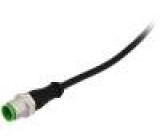 Kabel: pro snímače/automatizaci M12 PIN: 3 přímý 5m zástrčka