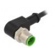 Kabel: pro snímače/automatizaci M12 PIN: 4 úhlový 5m zástrčka