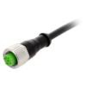 Kabel: pro snímače/automatizaci M12 PIN: 4 přímý 10m zástrčka