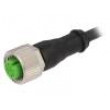 Kabel: pro snímače/automatizaci M12 PIN: 4 přímý 25m zástrčka