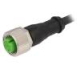 Kabel: pro snímače/automatizaci M12 PIN: 4 přímý 25m zástrčka