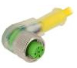 Připojovací kabel M12 PIN: 3 úhlový 10m zástrčka 4A -25÷85°C