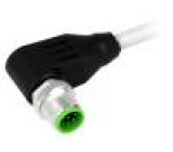 Kabel: pro snímače/automatizaci M12 PIN: 8 úhlový 3m zástrčka