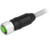 Kabel: pro snímače/automatizaci M12 PIN: 8 přímý 3m zástrčka