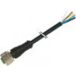 Kabel: pro snímače/automatizaci M12 PIN: 12 přímý 3m zástrčka