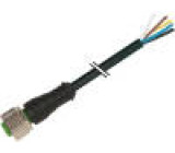 Připojovací kabel M12 PIN: 12 přímý 3m zástrčka 30VAC 1,5A