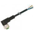 Připojovací kabel M12 PIN: 12 úhlový 3m zástrčka 30VAC 1,5A