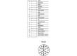 Kabel: pro snímače/automatizaci M23 PIN: 19 úhlový 5m zástrčka