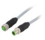 Kabel: pro snímače/automatizaci M12 PIN: 5 přímý 1m zástrčka