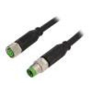 Připojovací kabel M8 PIN: 4 1m zástrčka 30VAC 4A -30÷80°C