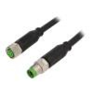 Kabel: pro snímače/automatizaci M8 PIN: 4 1m zástrčka 30VAC 4A