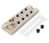 Rozbočovač M12 PIN: 5 zásuvka 4A ASBS-R -40÷80°C IP65,IP67