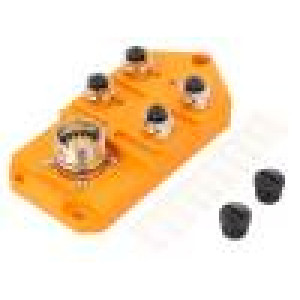 Rozbočovač M12 PIN: 5 zásuvka 4A ASBS -15÷80°C IP67 60VDC