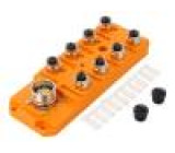 Rozbočovač M12 PIN: 5 zásuvka 4A ASBS -15÷80°C IP67 60VDC
