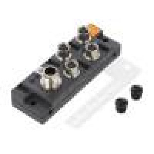 Rozbočovač M8 PIN: 3 zásuvka 1,5A ASBSM -25÷70°C IP67 30VDC