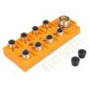 Rozbočovač M12 PIN: 5 zásuvka 4A ASBSV -15÷80°C IP67 60VDC