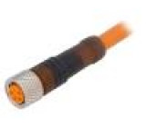 Kabel: pro snímače/automatizaci M8 PIN: 4 přímý 2m zástrčka