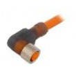 Kabel: pro snímače/automatizaci M8 PIN: 3 úhlový 5m zástrčka