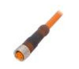 Připojovací kabel M8 PIN: 4 přímý 15m zástrčka 60VAC 4A IP67