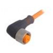 Kabel: pro snímače/automatizaci M12 PIN: 4 úhlový 5m zástrčka