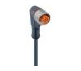 Kabel: pro snímače/automatizaci M12 PIN: 4 úhlový 2m zástrčka