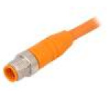 Kabel: pro snímače/automatizaci M12 přímý 2m zástrčka 250VAC