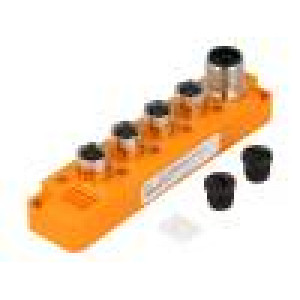 Rozbočovač M8 PIN: 3 zásuvka 2A SBS -25÷70°C IP67 30VDC IN: 4